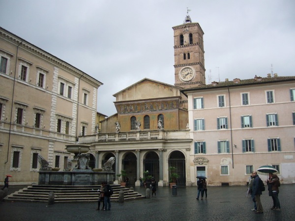 Basilique Santa-Maria in Trastevere à Rome