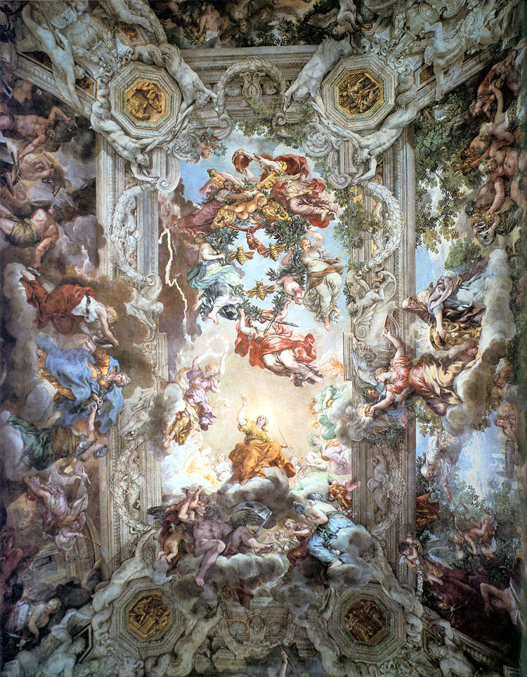 Palais Barberini Triomphe de la Divine Providence, Pierre de Cortone
