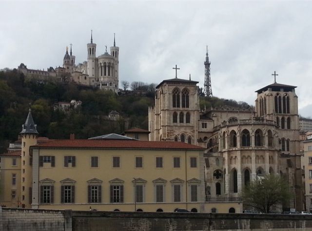 Palais et Cathédrale Saint-Jean, Basilique Notre Dame de Fourvière et tour métallique