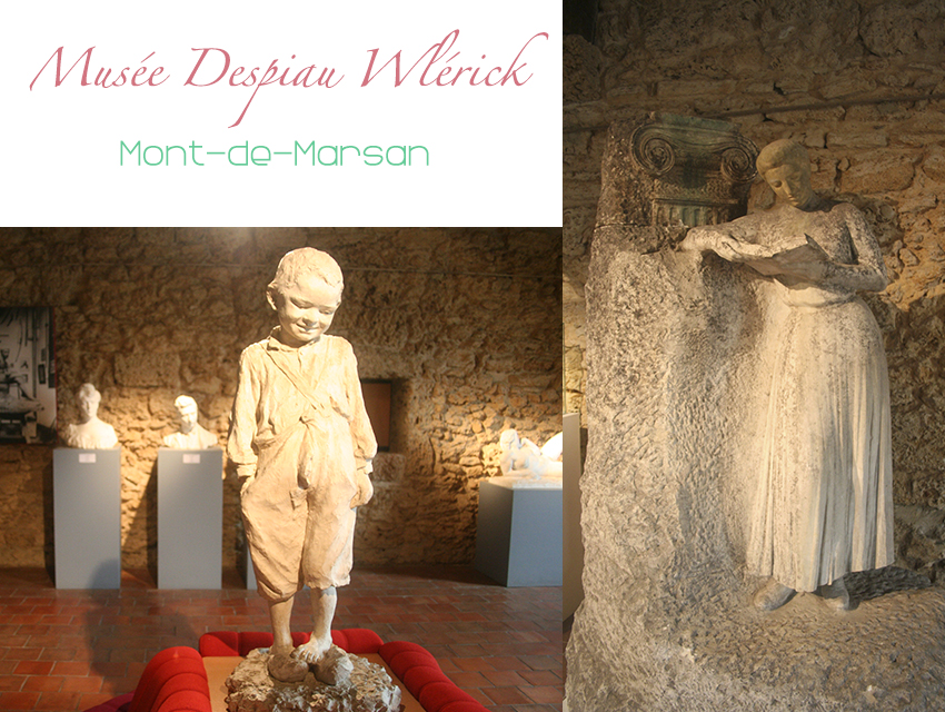 Vacances dans le Sud-Ouest, sculptures issues du musée Despiau Wlérick de Mont-de-Marsan