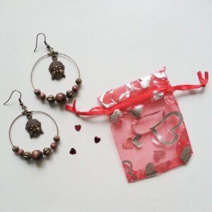 Carte cadeau bijou Divine et Féminine pour offrir par exemple des boucles d'oreilles créole bouddha.