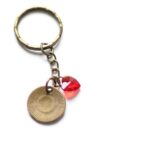 Porte clefs amour en laiton bronze par Divine et Féminine.