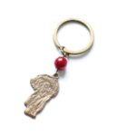 Porte clefs chaperon rouge en laiton bronze par Divine et Féminine.