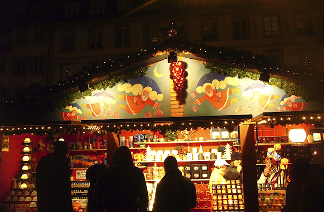 Chalet du marché de Noël de Strasbourg