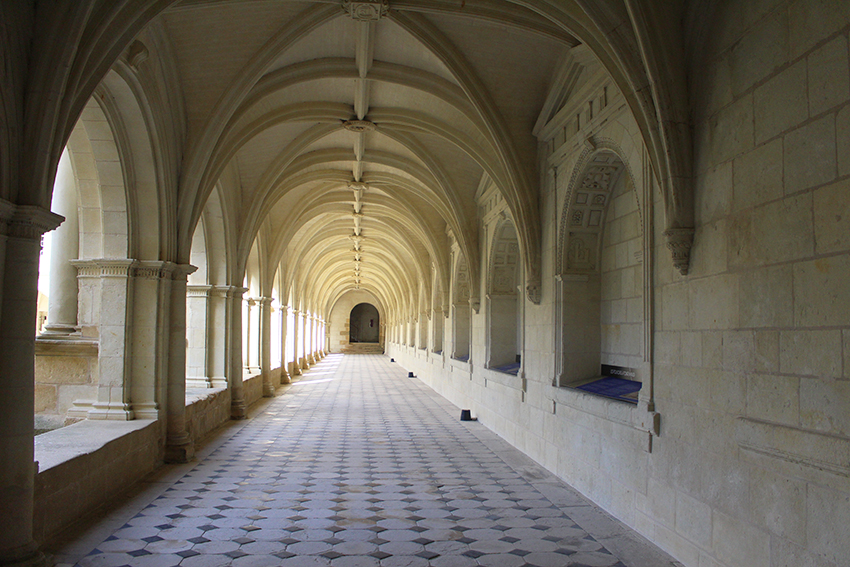 Cloitre de l'Abbaye royale de Fontevraud.