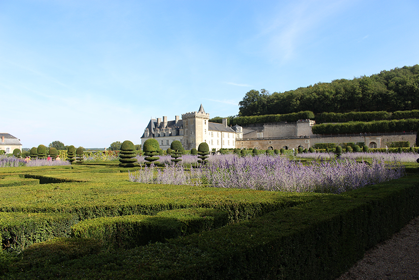 Les jardins du château de Villandry.