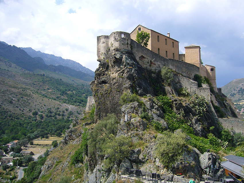 Citadelle de Corte, en Corse.