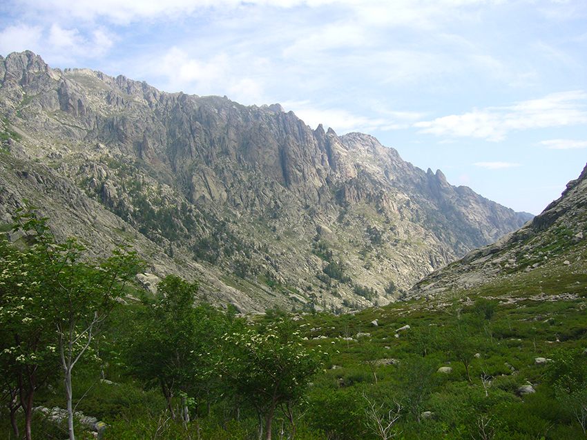 Randonnée dans la vallée de la Restonica.