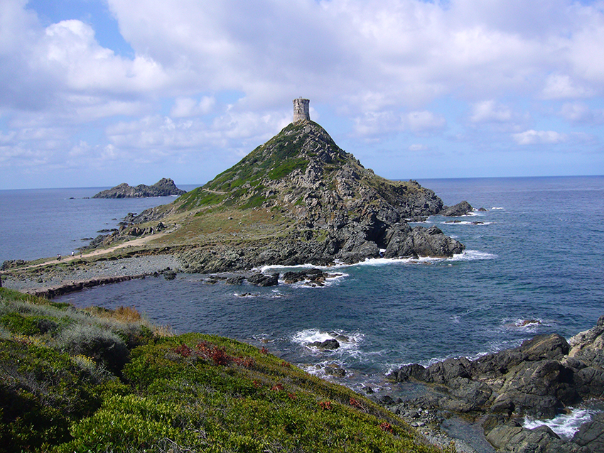 Pointe de la Parata, en Corse.