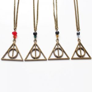 Collier pendentif relique de la mort bronze, Harry Potter, Potterhead