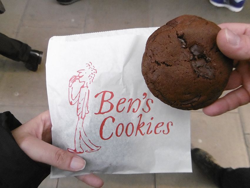 Cookies au chocolat de Ben's cookies à Londres.