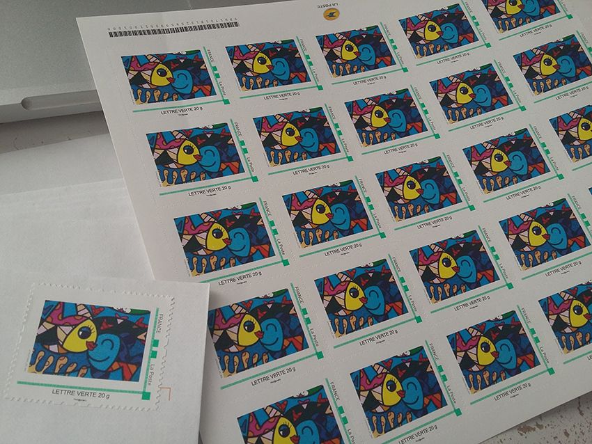 Papeterie de mariage : nos timbres personnalisés.