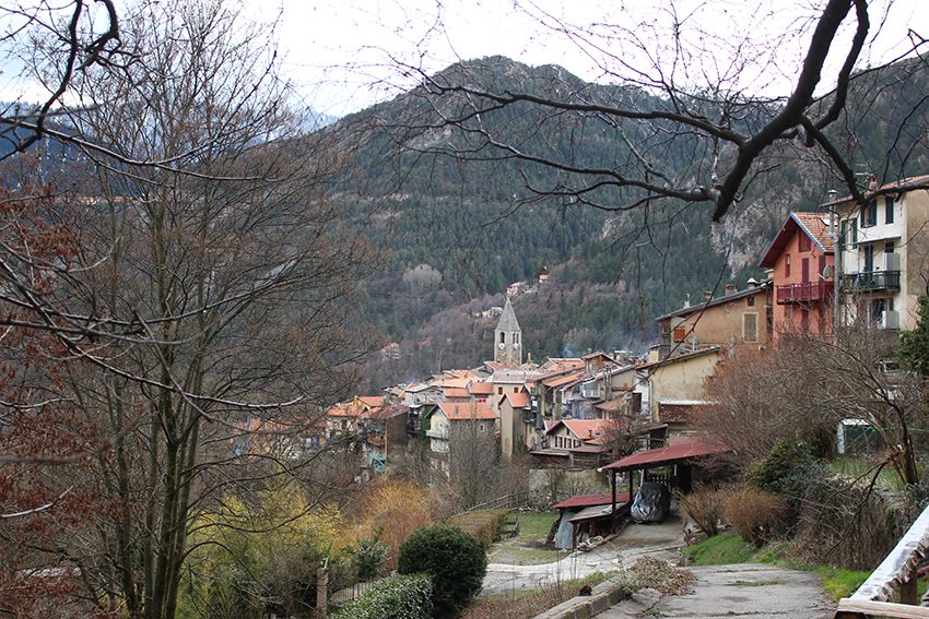 Village de Saint-Martin-Vésubie.