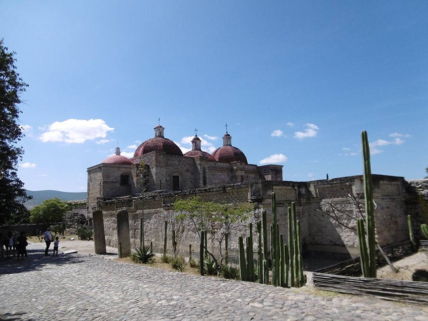 Église San Pablo à Mitla, au Mexique.