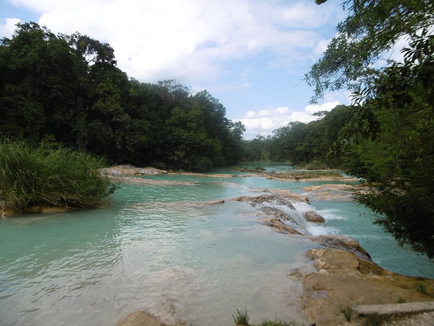 Agua Azul dans le Chiapas, au Mexique.
