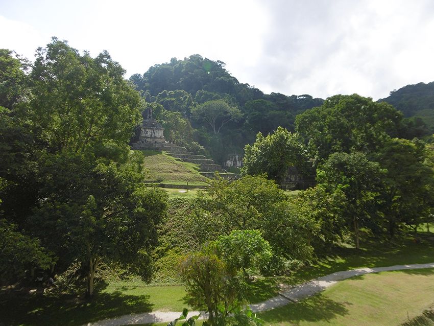 Palenque une cité dans la jungle du Chiapas au Mexique.