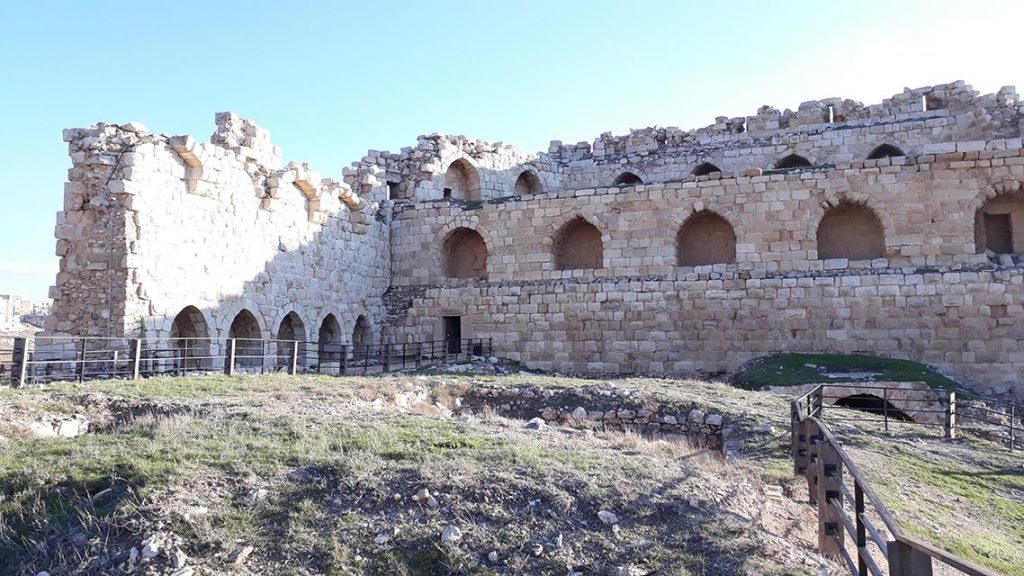 Château forteresse de Kerak en Jordanie.