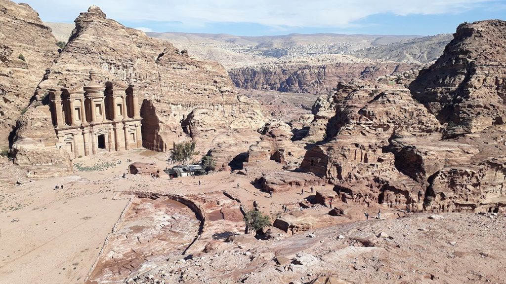 Monastère de Petra en Jordanie.