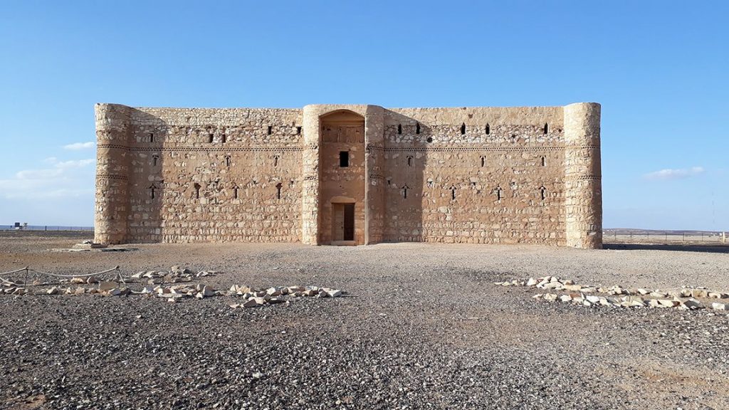 Qasr Al-Kharana, château du désert en Jordanie.