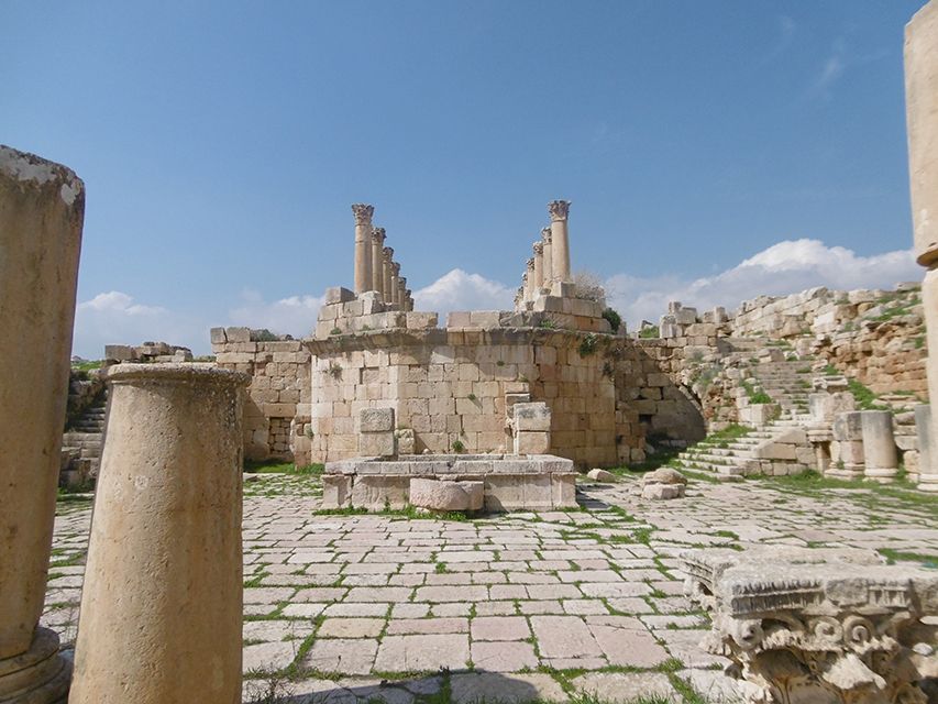 Ruines de Jerash en Jordanie.