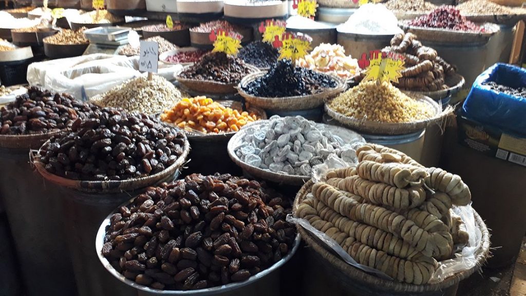 Dans le souk d'Amman en Jordanie.