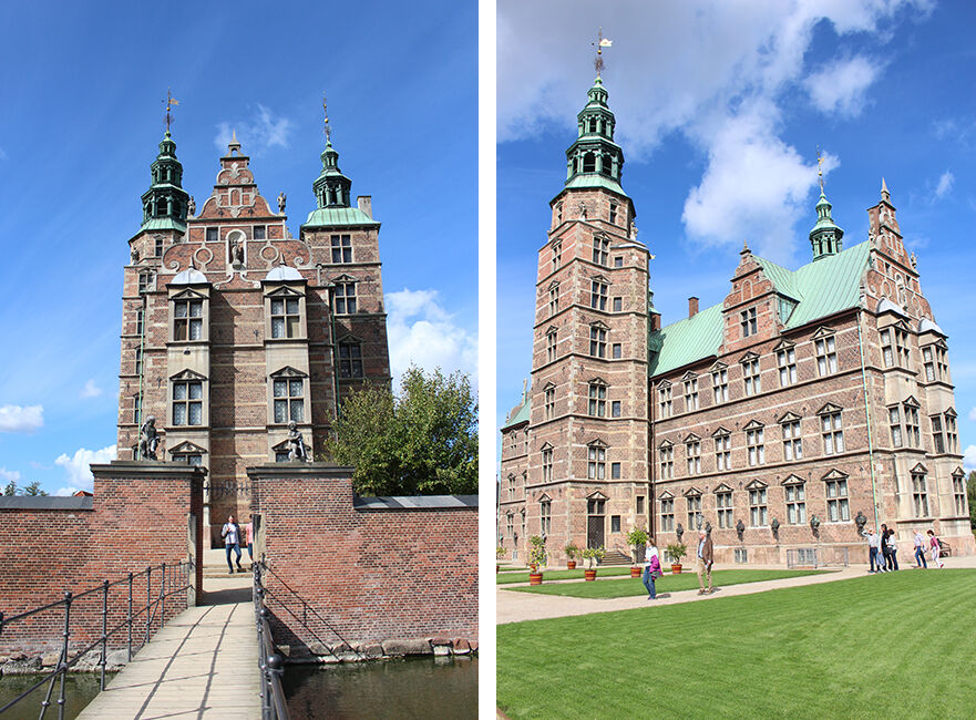 Château royal de Copenhague Rosenborg Slot.