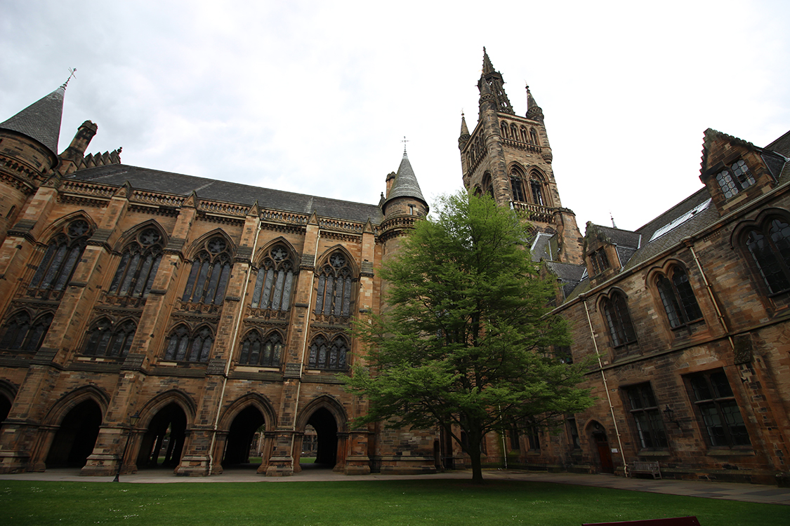 Université de Glasgow en Écosse.