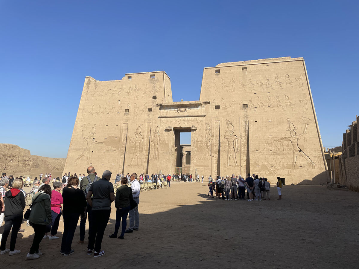 Temple d'Edfou en Égypte.