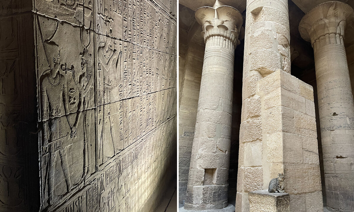 Temple de Philae pour Isis en Égypte.