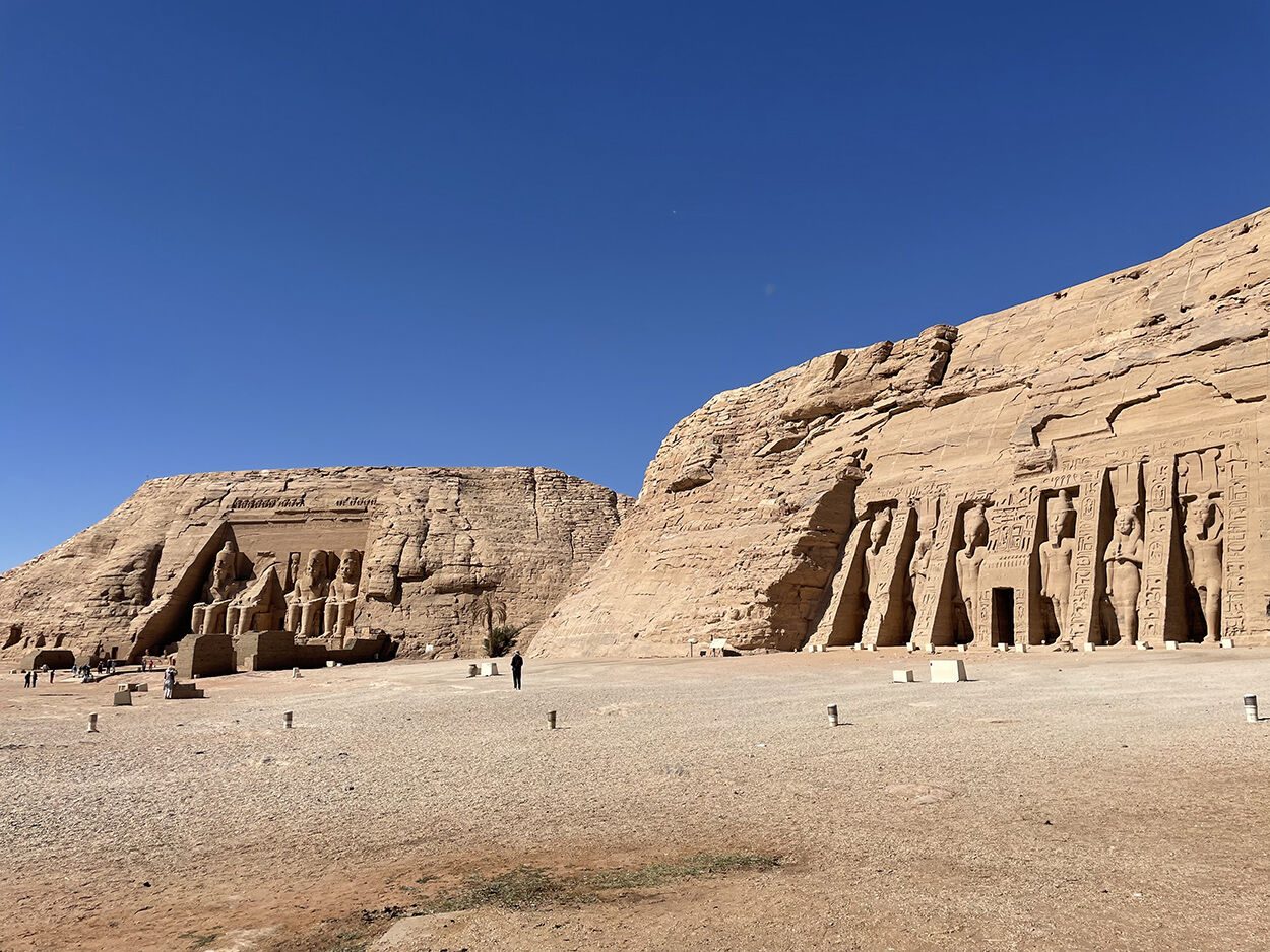 Grands temples d'Abou Simbel en Egypte.